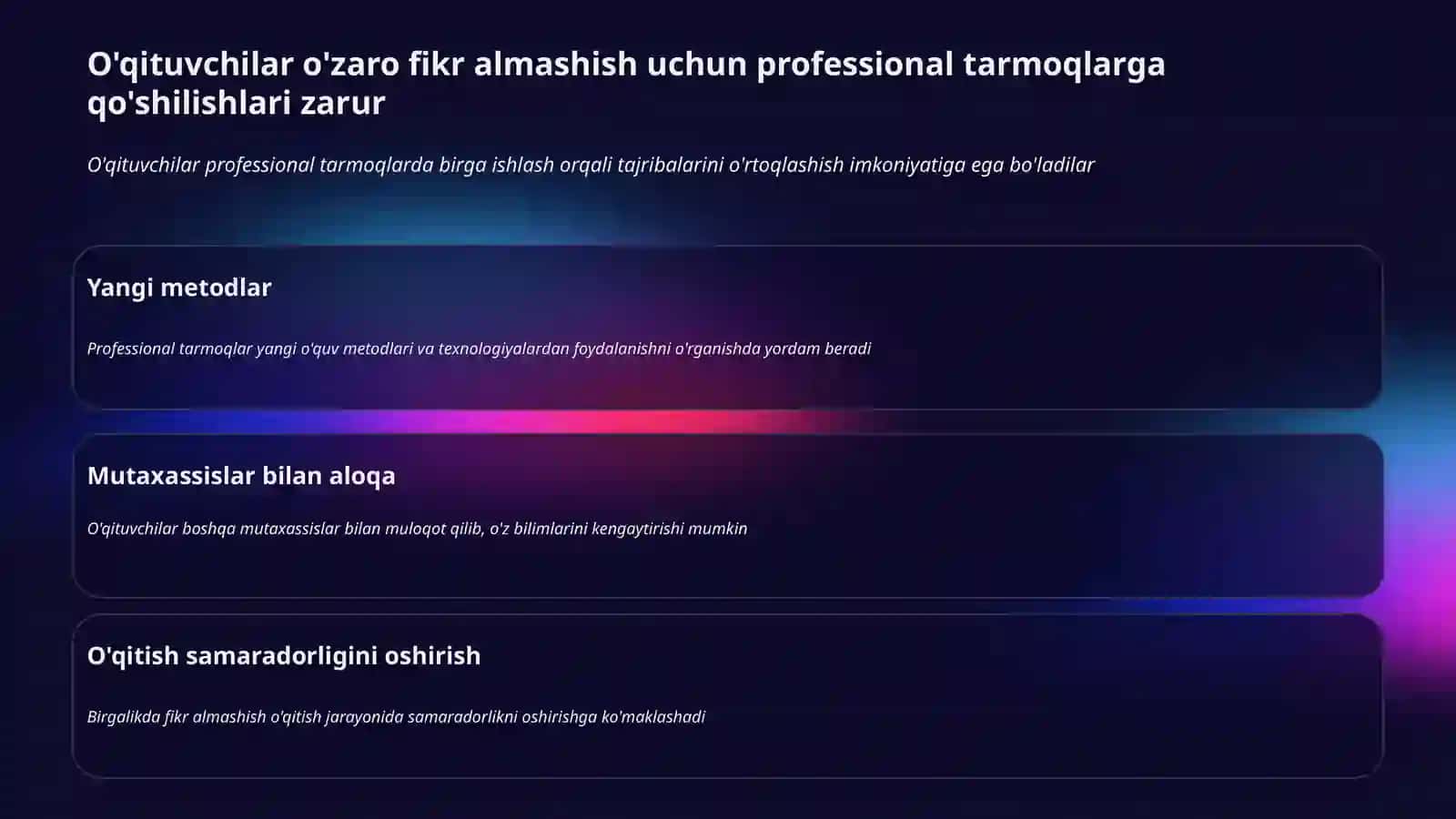 O’qituvchi faoliyatida kasbiy mahorat burch va ma’sulliyatlari 3