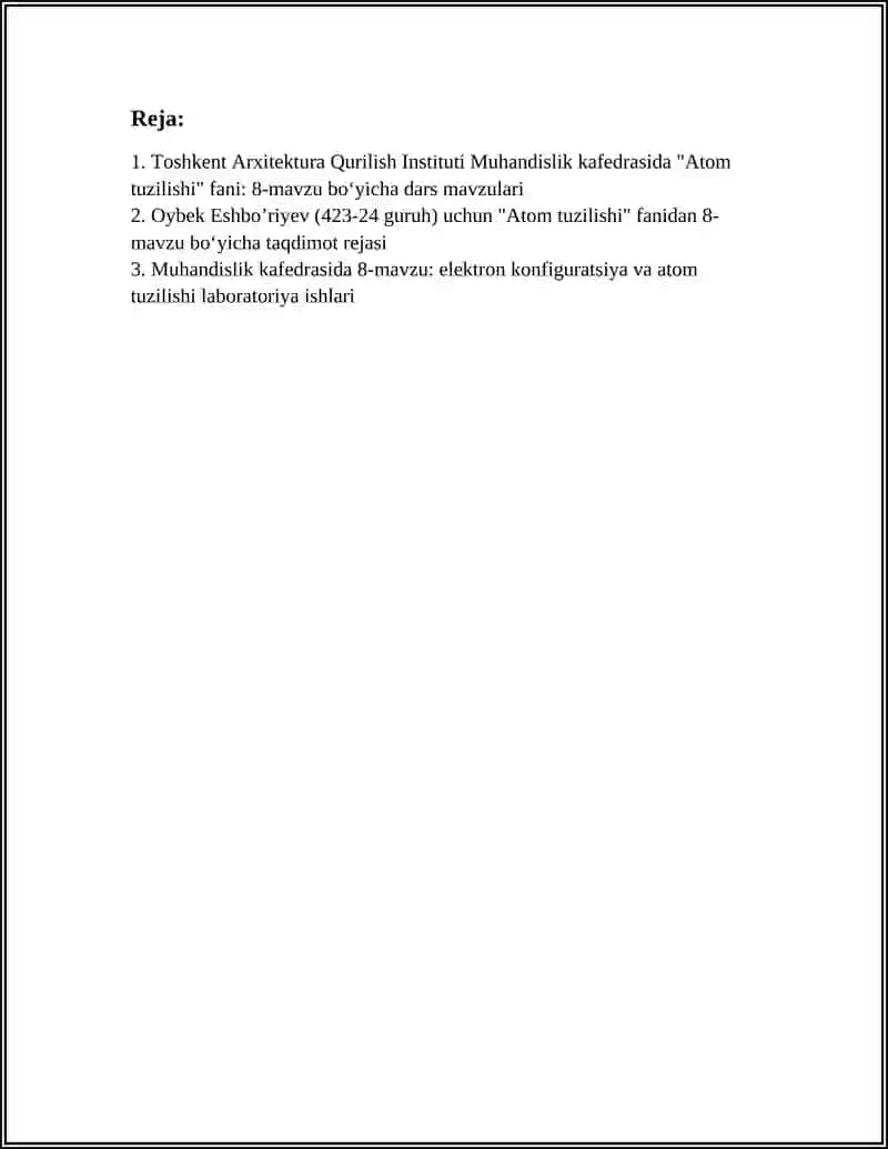 Atom Tuzilishi 3