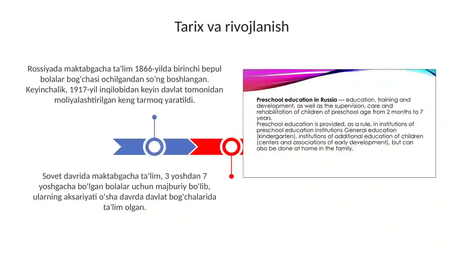 Rossiya Federatsiyasi maktabgacha taʼlim tizimi 3