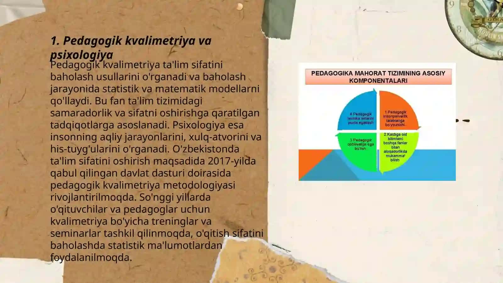 Pedagogik kvalimetriyaning boshqa fanlar bilan aloqasi Normurodova Shohsanam 3