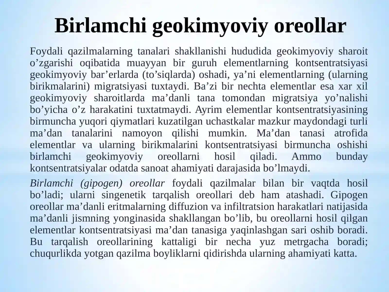 Geokimyoviy qidiruv tadqiqot usullari bilan tanishish 3