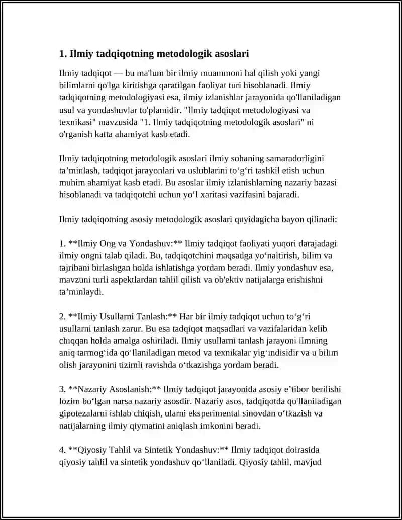 ILMIY TADQIQOT METODOLOGIYASI VA TEXNIKASI 3