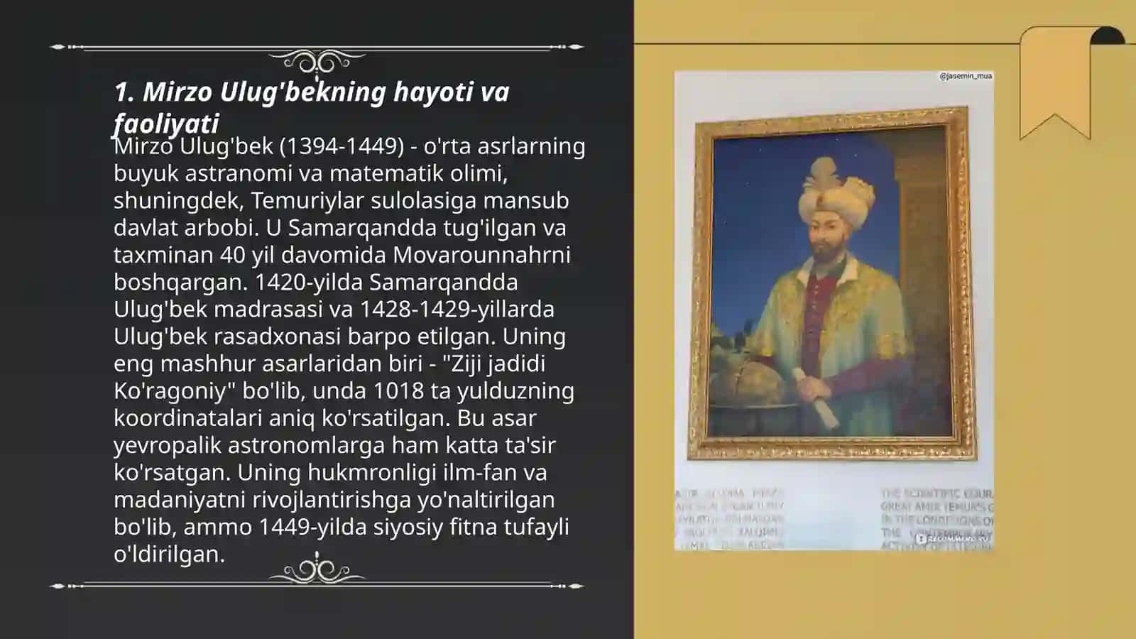 Õzbekistonning eng yangi tarixi tayyorlagan mustaqil ish 3