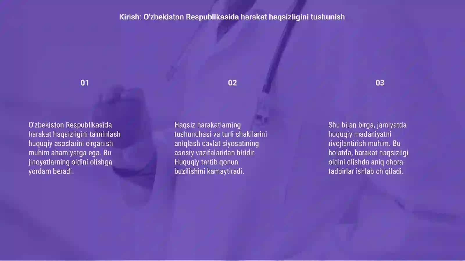 O'zbekiston Respublikasida harakat haqsizligini ta'minlashni huquqiy tartibga solish 3