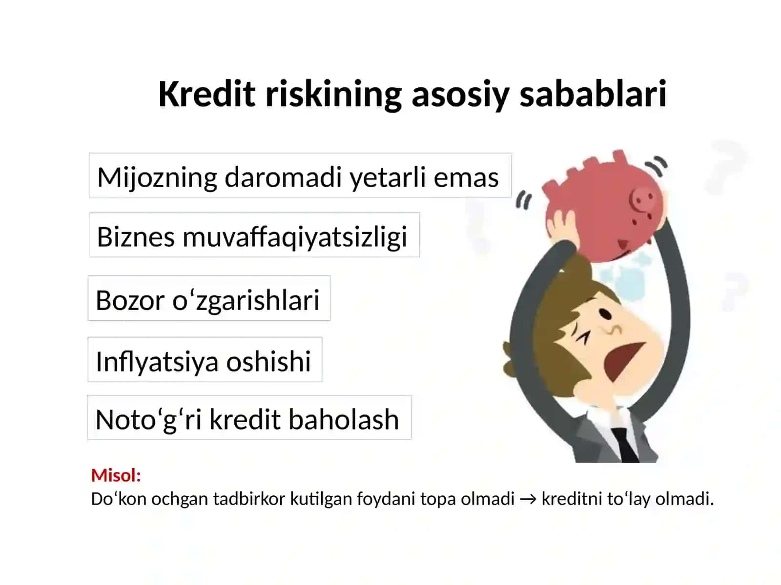 KREDIT RISKINI BOSHQARISH 3