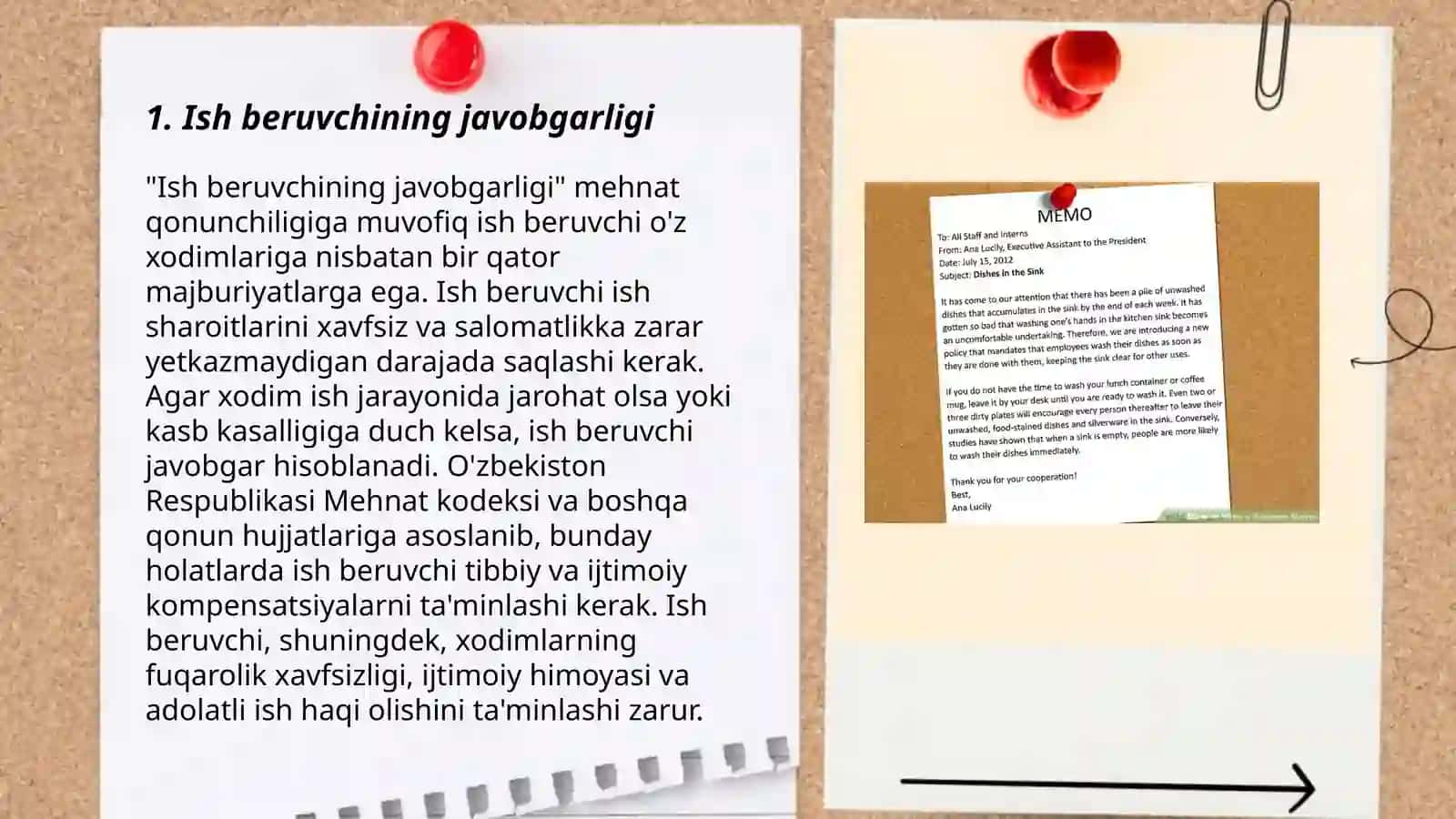 Ish beruvchining xodimga yetkazilgan moddiy zarar uchun javobgarligi 3