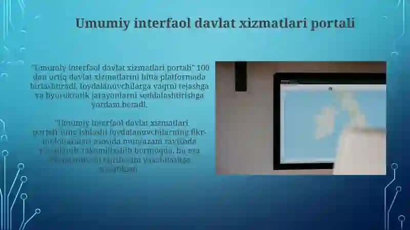 Umumiy interfaol davlat xizmatlari portali 3