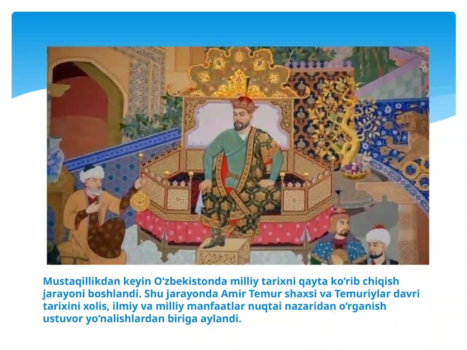 Mustaqillik yillarida Amir Temur va Temuriylar davri tarixining tadqiq etilishi 3