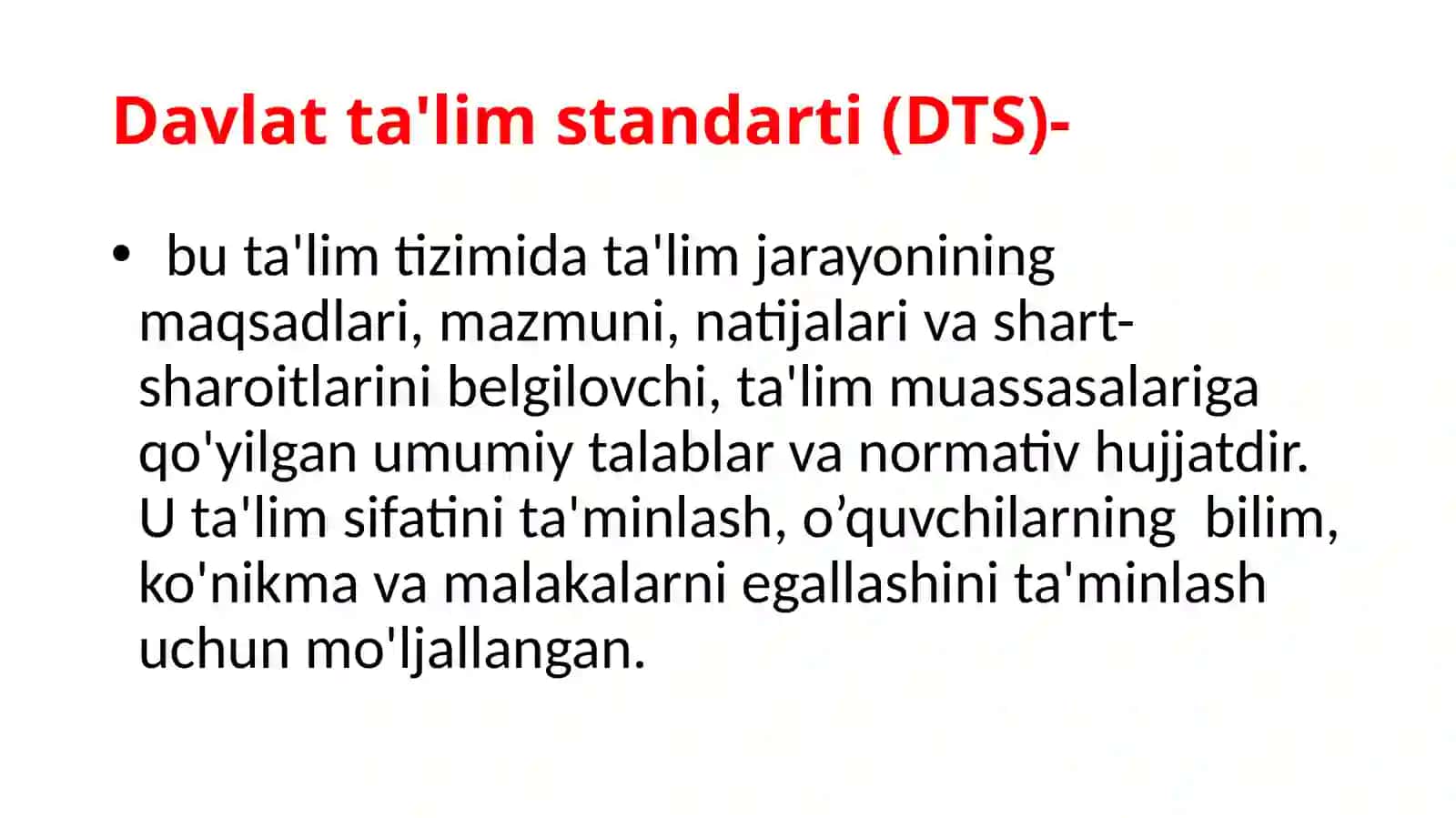 Eshitish qobiliyatini rivojlantirish va talaffuzga o’rgatish bo’yicha Davlat ta’lim standarti va o’quv dasturi tahlili 3
