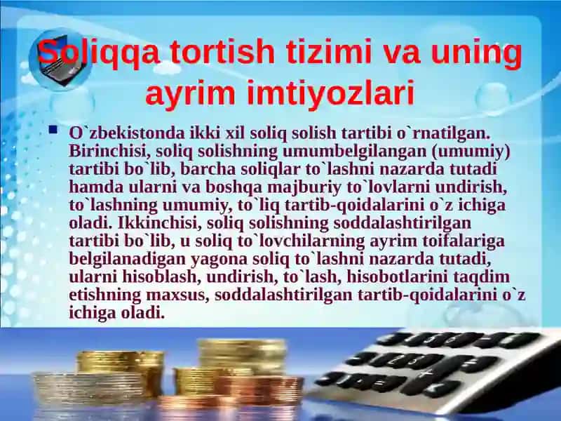Umumdavlat soliqlarining amalqilish mexanizmi 3
