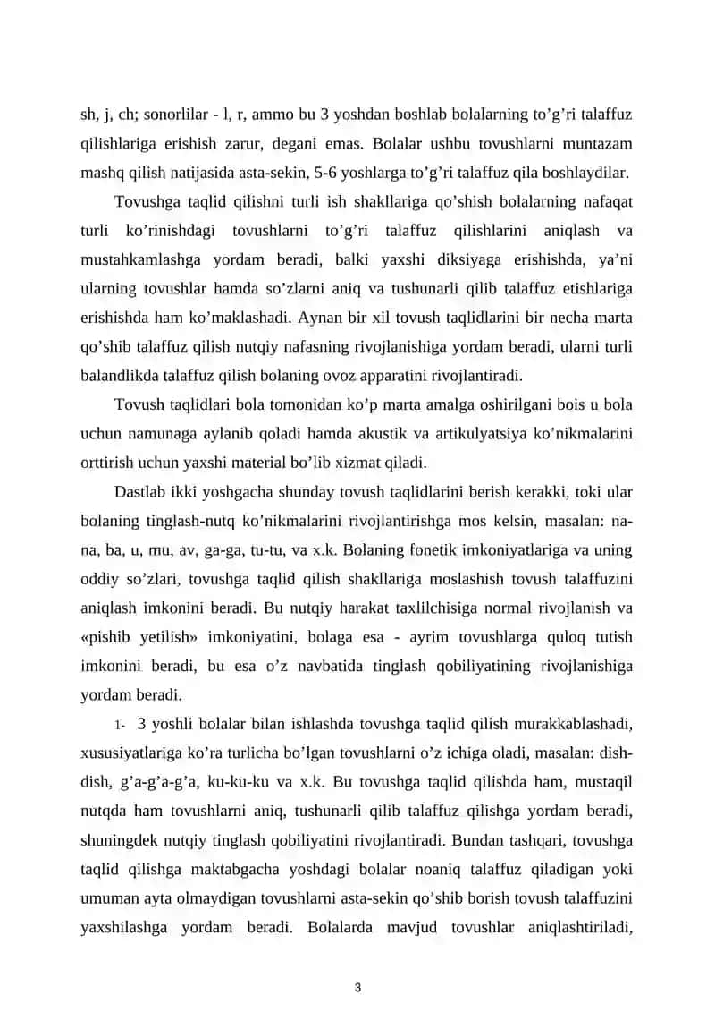 Nutqning tovush madaniyatini shakllantirish metodikasi 3
