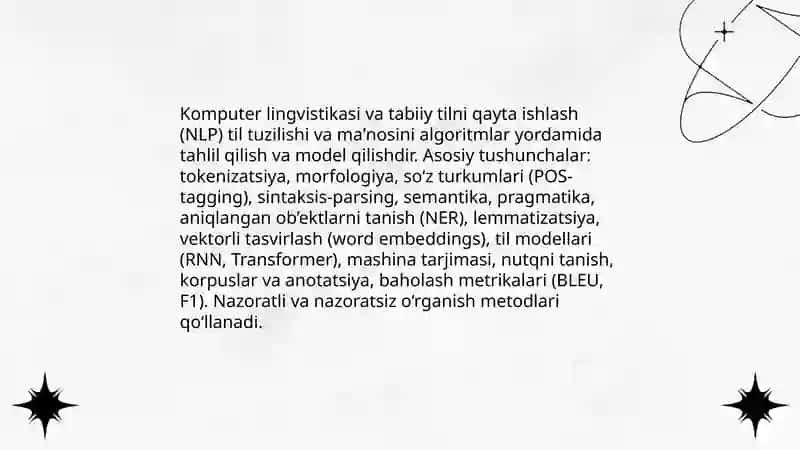 Komputer lingvistikasi 3