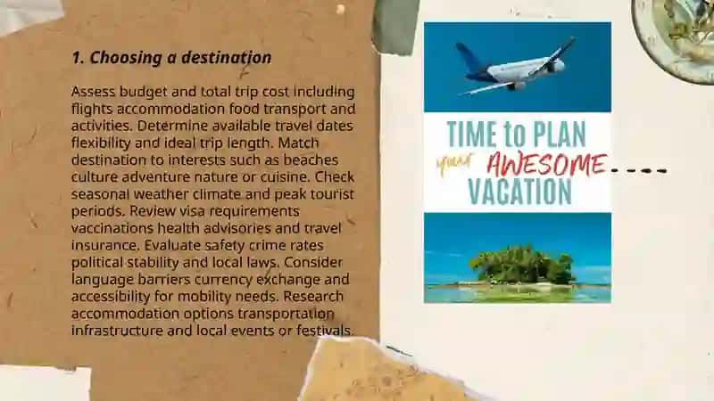 Travel: vacations and plans 3