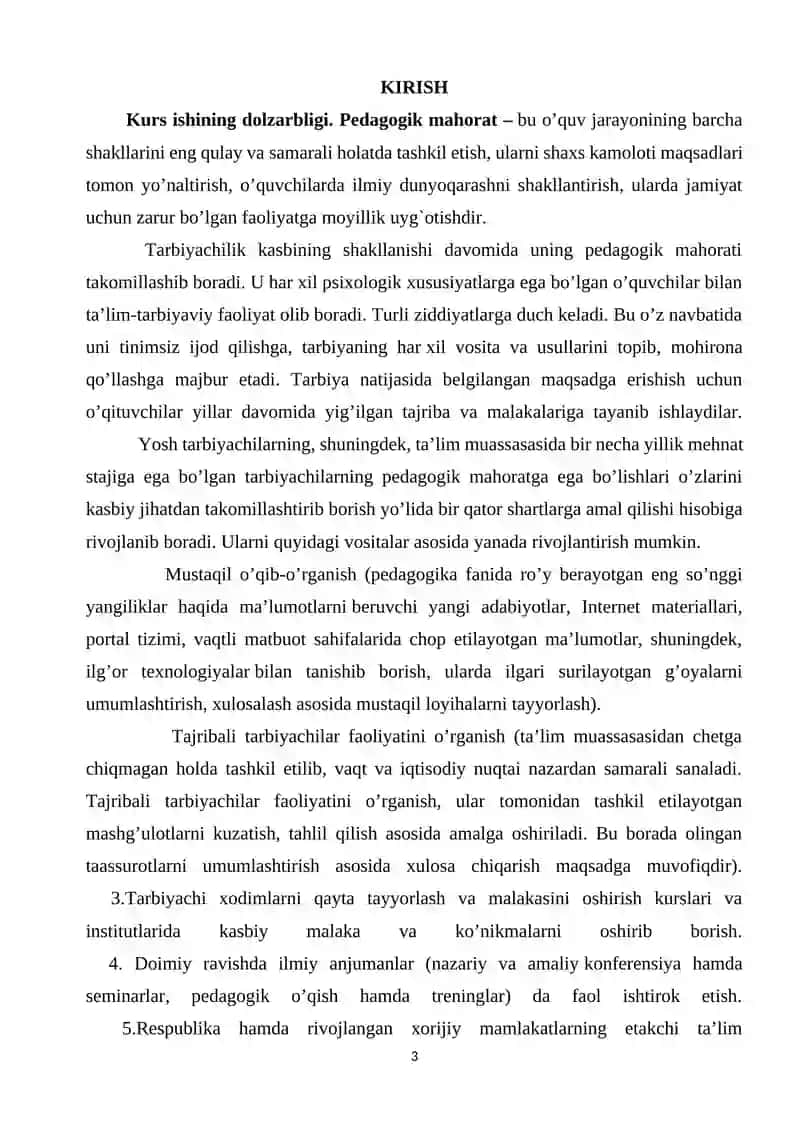 “Tasviriy faoliyatga o’rgatish metodikasi“ 3