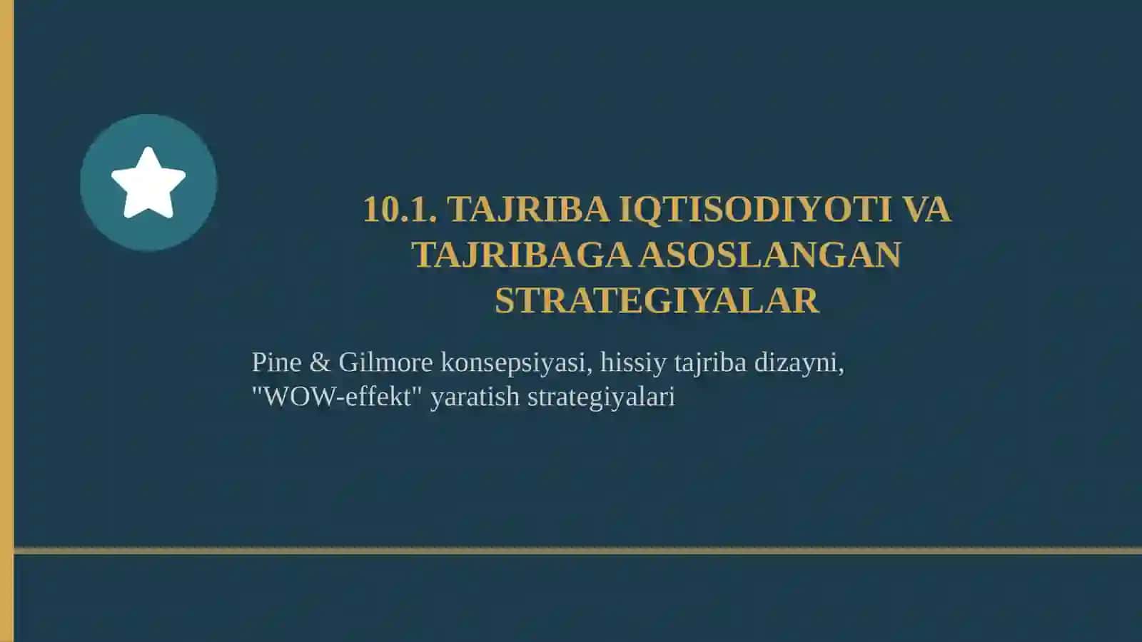 MEHMONDO'STLIK SANOATIDA O'ZIGA XOS STRATEGIYALAR VA ULARNING QO'LLANILISHI 3