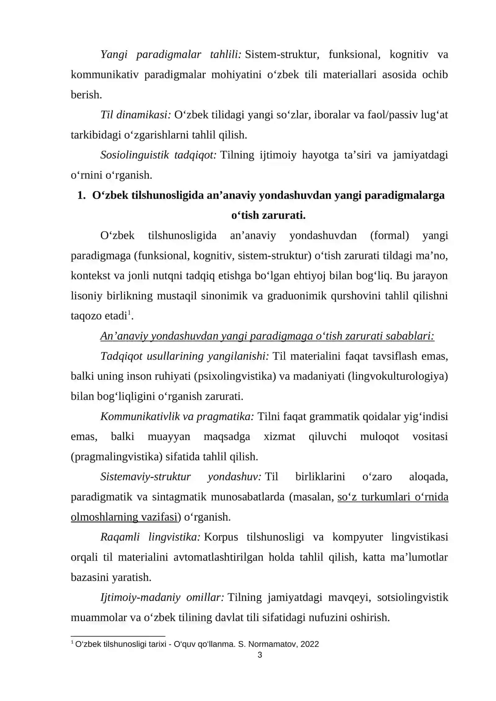 O'zbek tilshunosligida yangi lingvistik paradigmalar tahlili 3