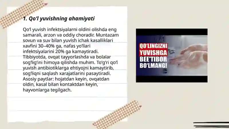 Asosiy qoʻl yuvish qoidalari 3