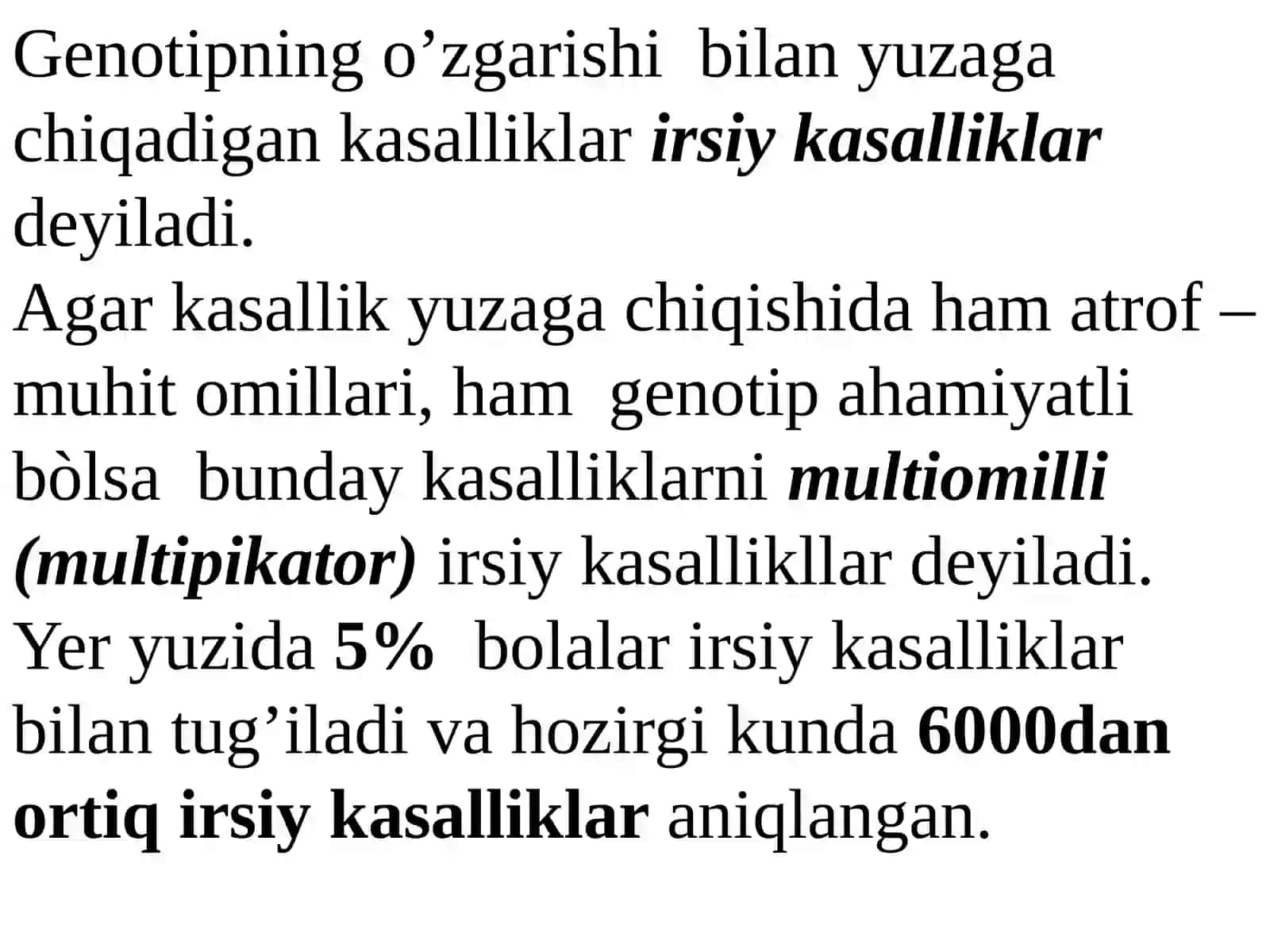 5-mavzu. Irsiy kasalliklar. Tibbiy genetik maslahat 3