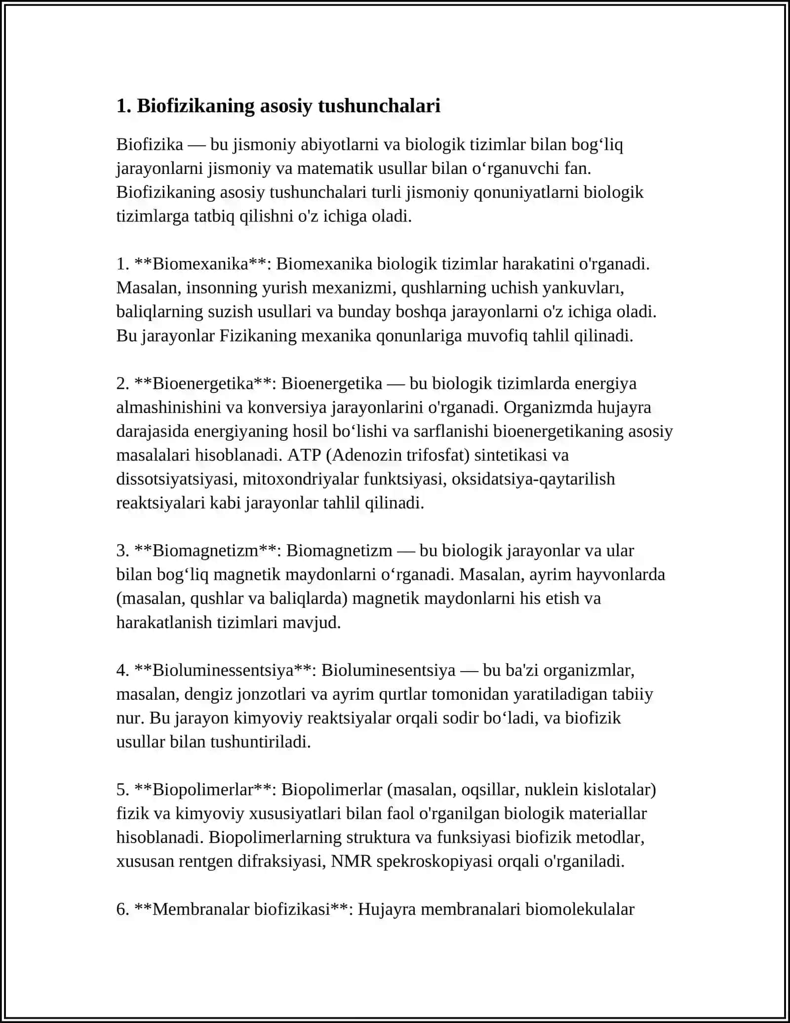 BIOFIZIKA ASOSLARI 3
