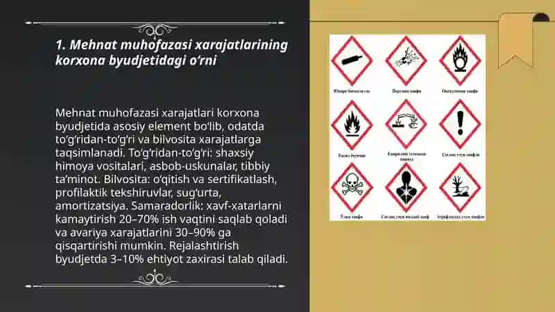Mehnat muhofazasining iqtisodiy masalalari 3