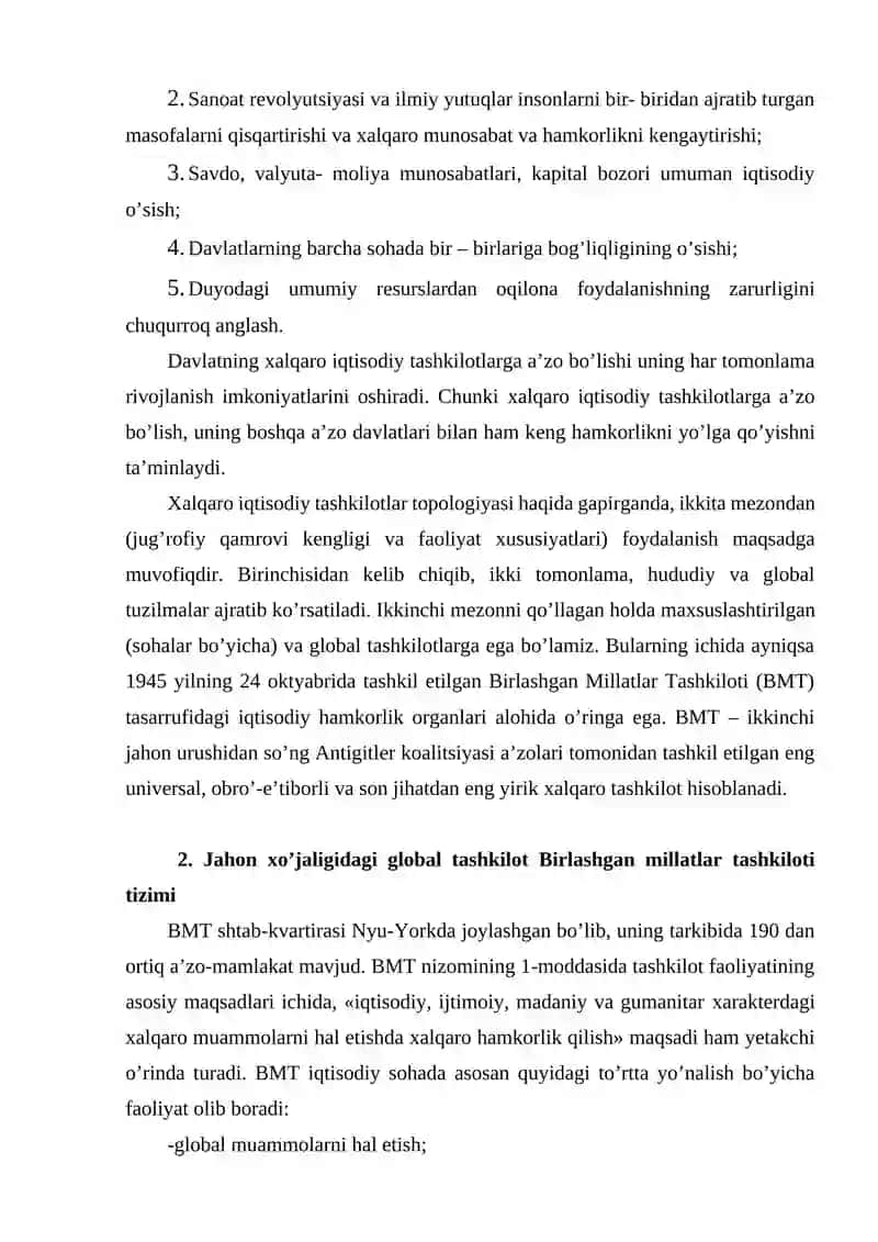 JAHON IQTISODIY TIZIMINING TARKIBIY O‘ZGARISHLARI 3