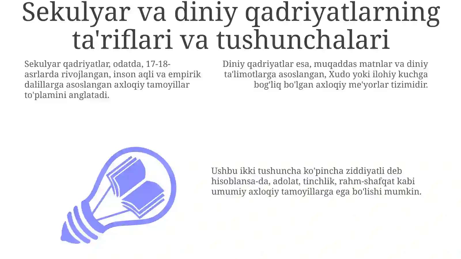 Dunyoviyvadiniyqadriyatlaruyg'unligi 3