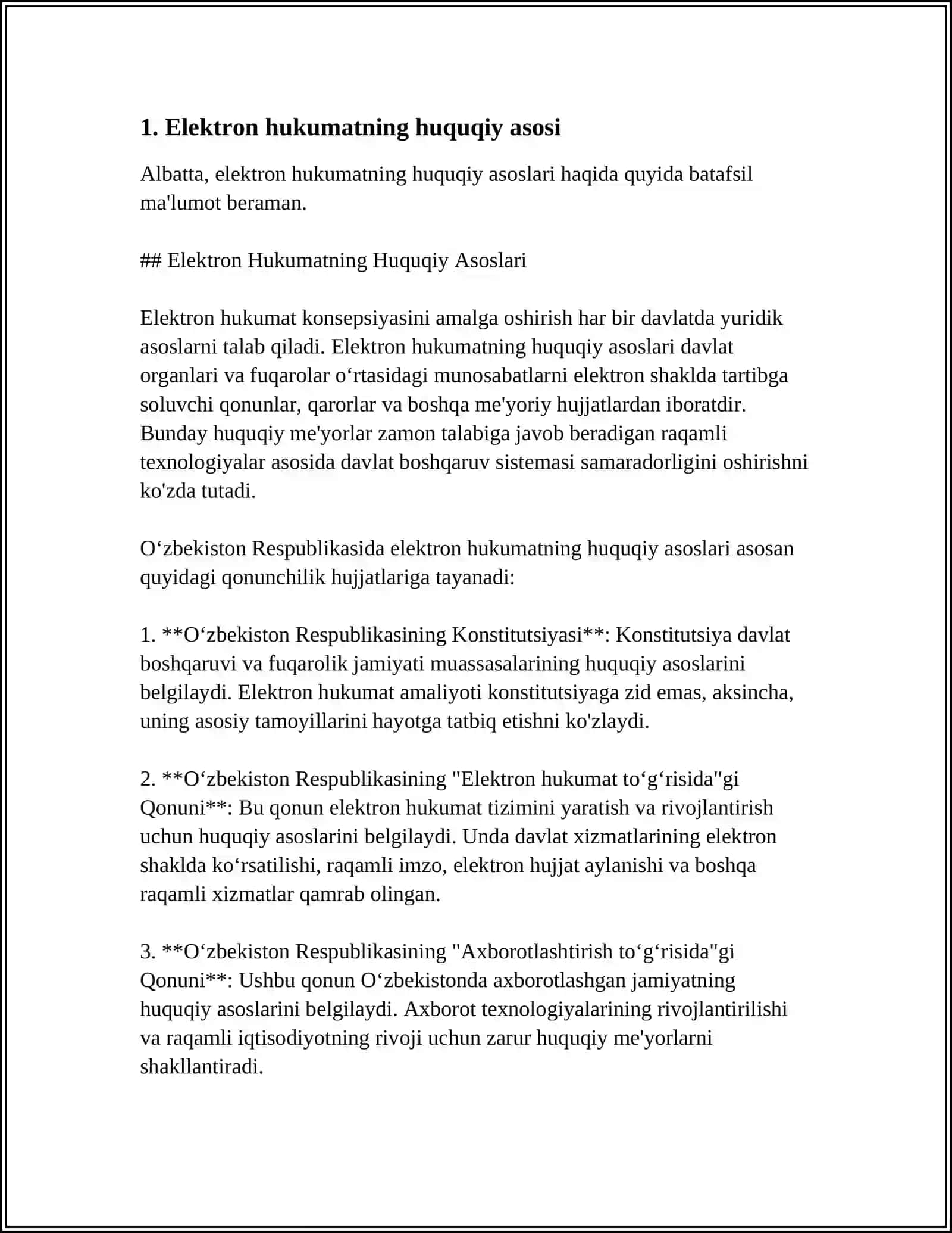 O'ZBEKISTONDA ELEKTRON HUKUMAT RIVOJI 3