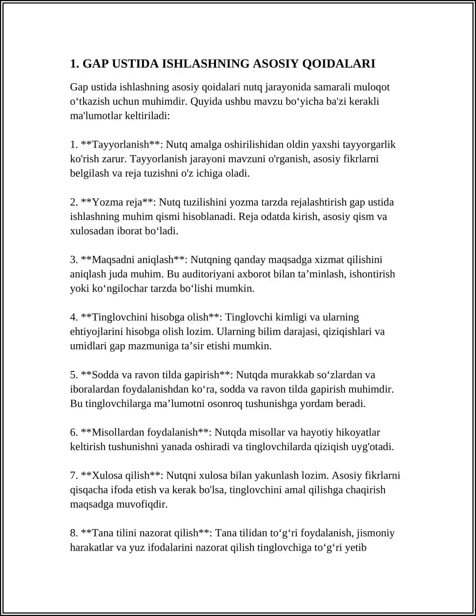 MUSTAQIL ISHLAR - GAP USTIDA ISHLASHGA OID MUSTAQIL ISHLAR 3