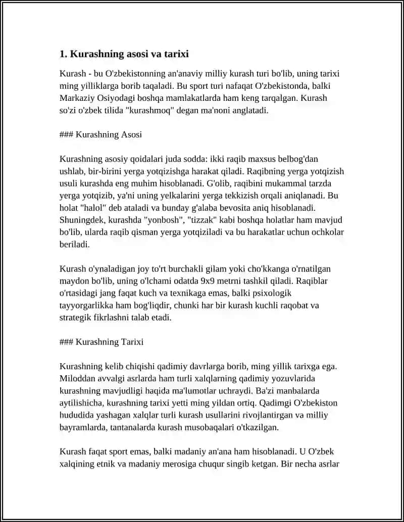 Kurash Bo‘yicha Texnik Tayyorgarlik To‘g‘risida Tushuncha 3