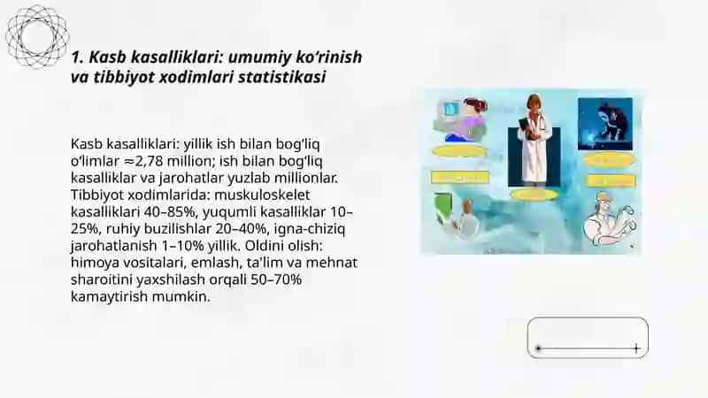 Kasb kasalliklari va tibbiy xodimlarning oldini olish 3