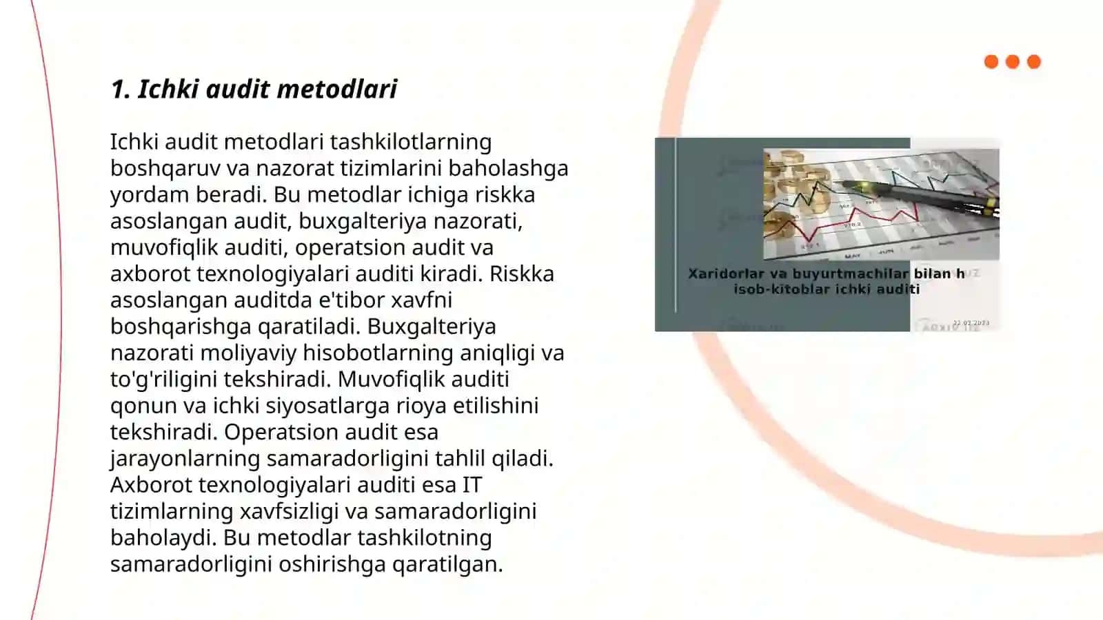 Ichki audit metodlari 3