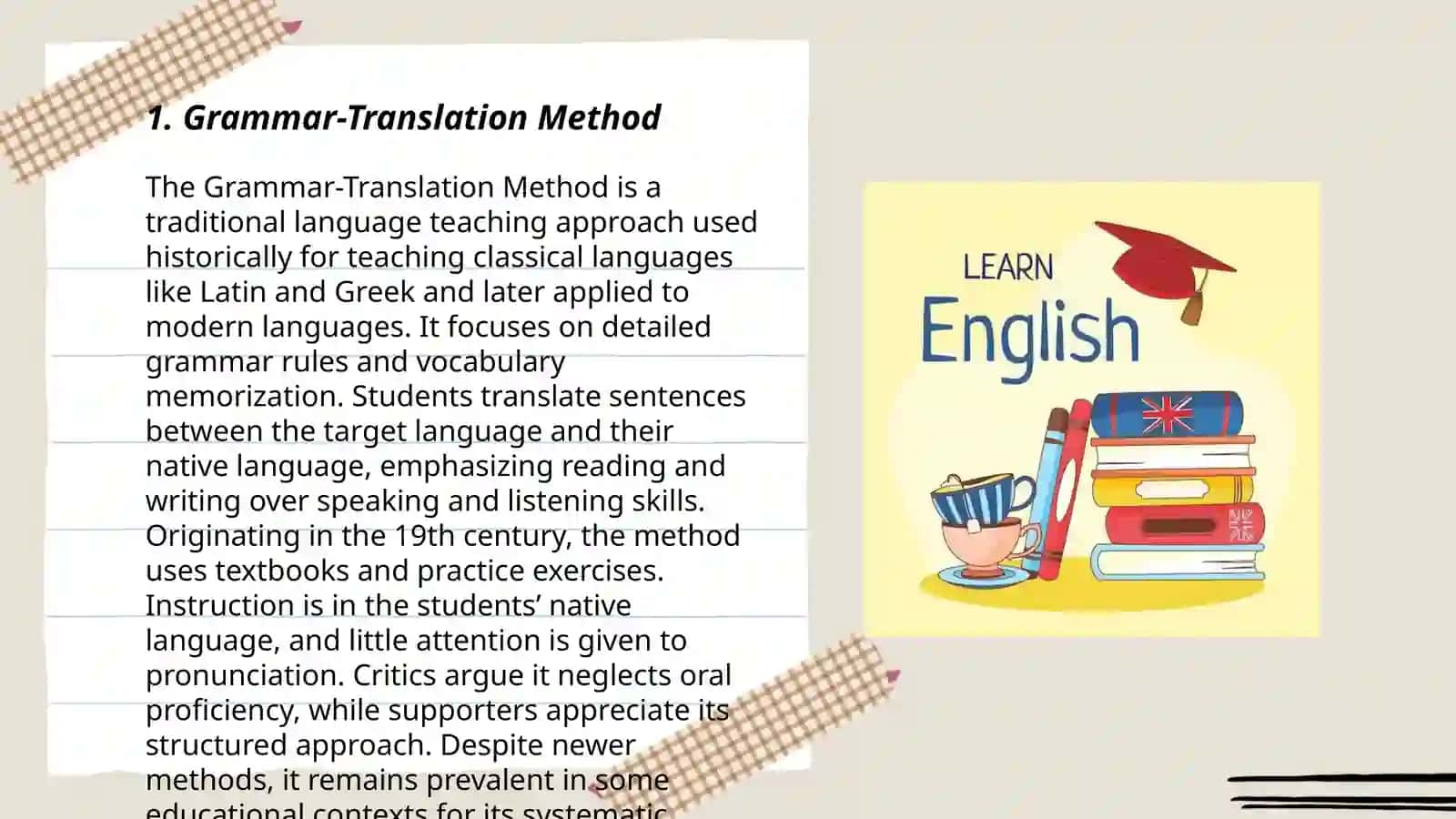 Approaches and methods in learning a foreign language 3