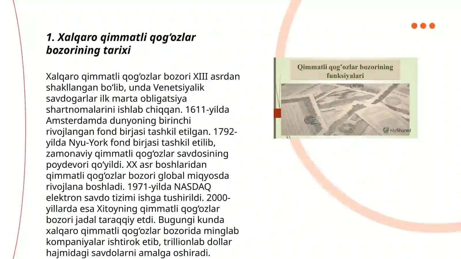Xalqaro qimmatli qog‘ozlar 3