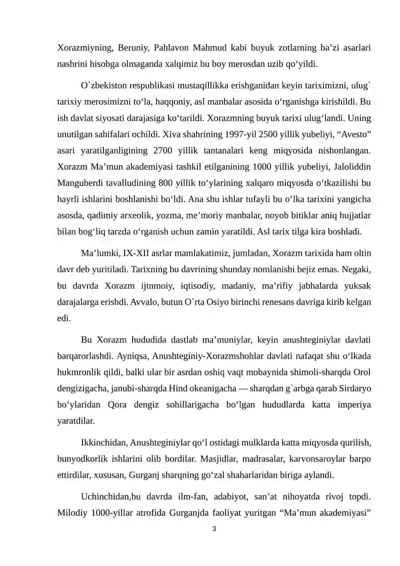 O‘rta Osiyo tarixi 3
