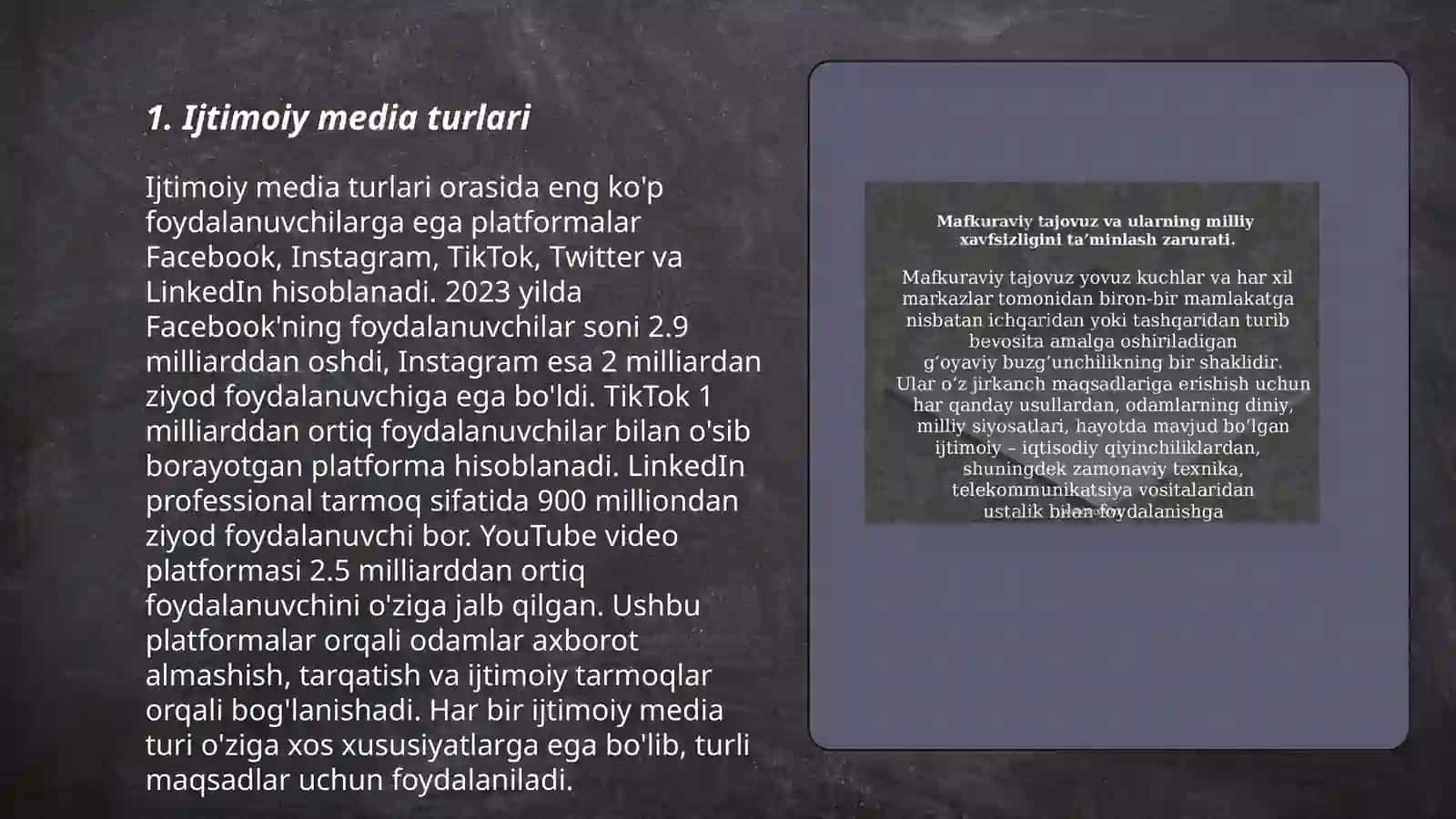 Ijtimoiy media shakllari 3