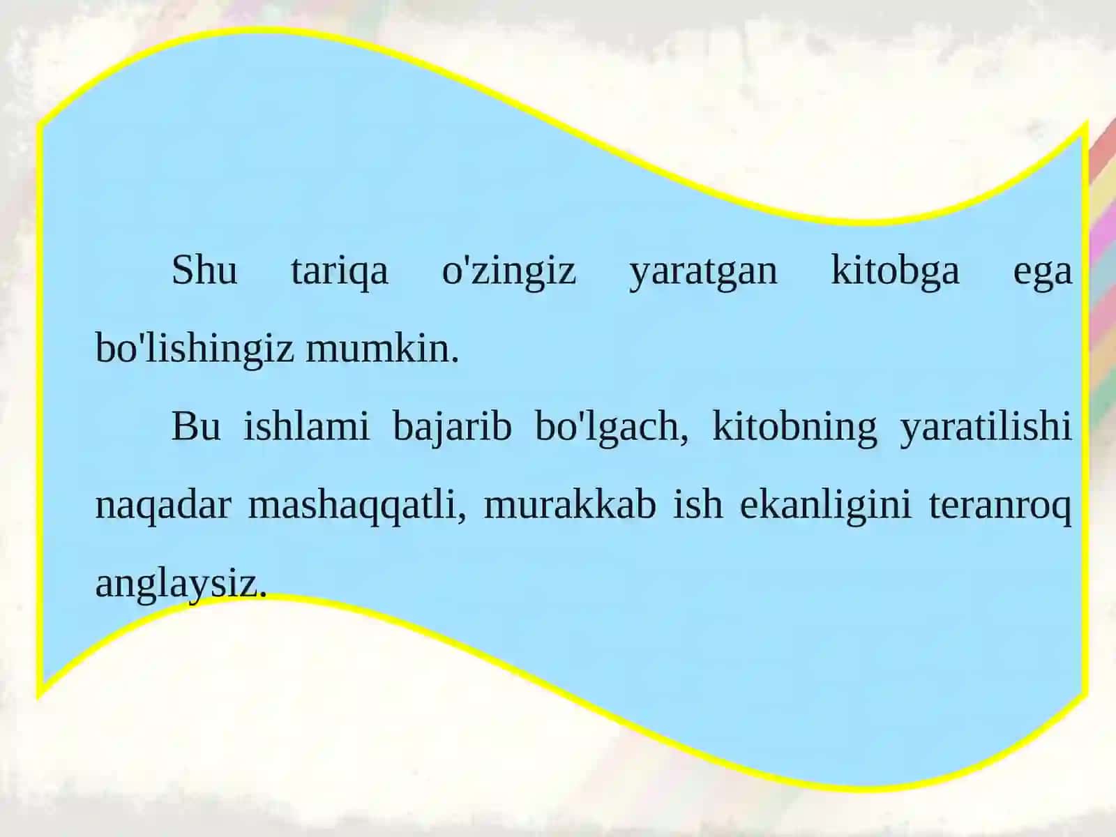 7-sinf tasviriy san’at darsligi asosida 18-mavzu: Kitobning badiiy-grafik elementlari 3