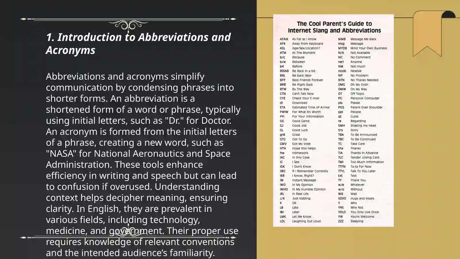 Abbreviatons and acronyms 3