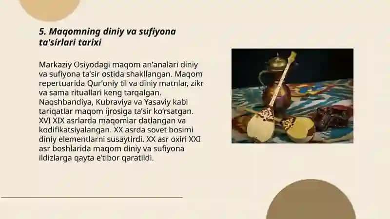 Oʻrta Osiyo xalqlari ijodida yetti maqom 3