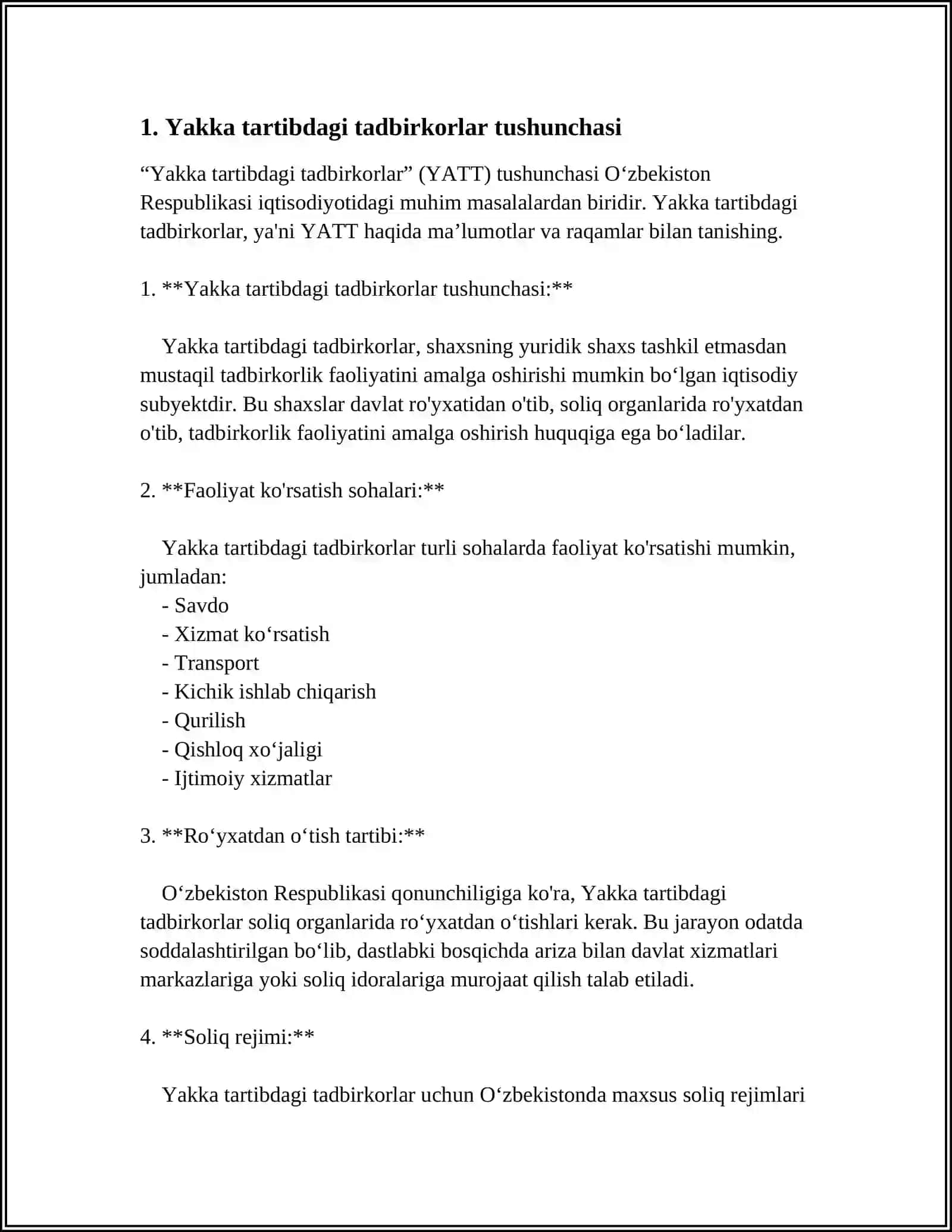 YAKKA TARTIBDAGI TADBIRKORLARNING DAROMADLARIGA SOLIQ SOLISHNING O'ZIGA XOS XUSUSIYATLARI 3