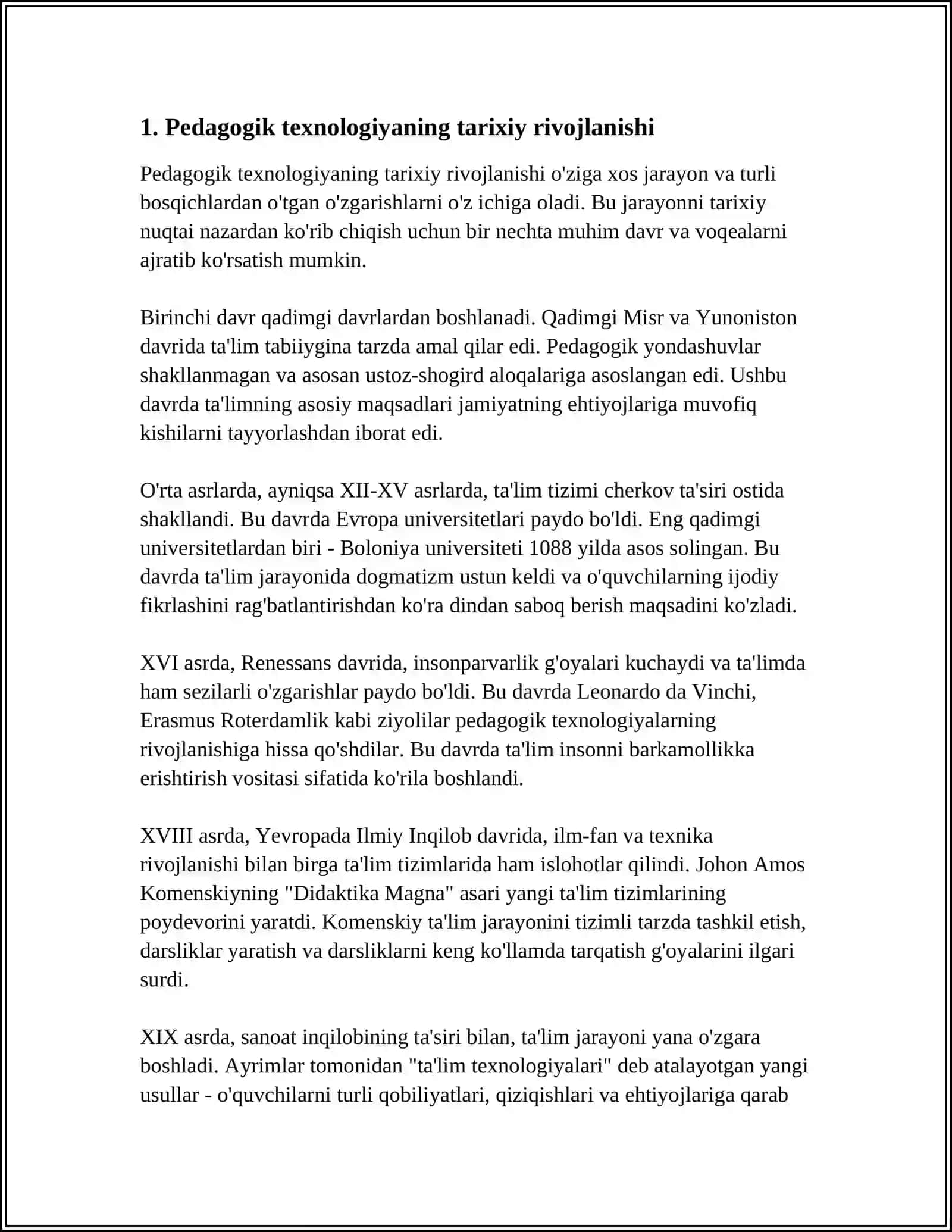 PEDAGOGIK OLIMLARNING "PEDAGOGIK TEXNOLOGIYA" TUSHUNCHASIGA TA'RIFLARI 3