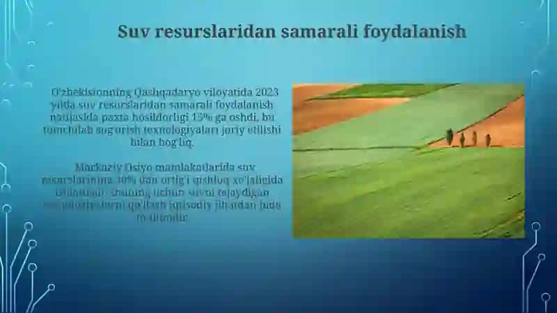 Ilmiy texnika taraqqiyoti qishloq xoʻjaligida 3