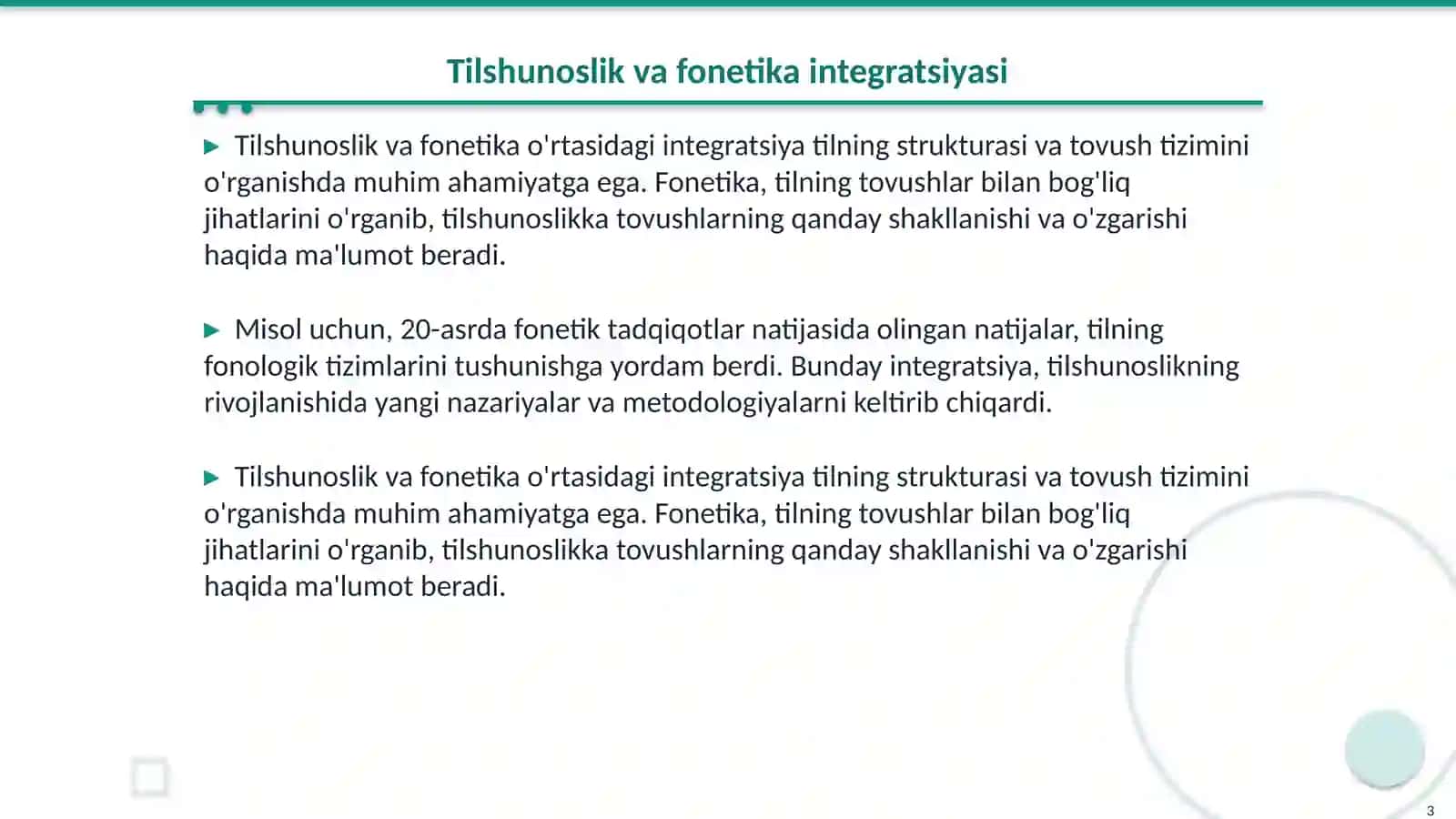 Tilshunoslikning tabiiy fanlar bilan munosabati 3