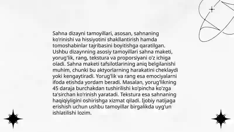Teatr sahnalashtirish faoliyati tamoyillari 3