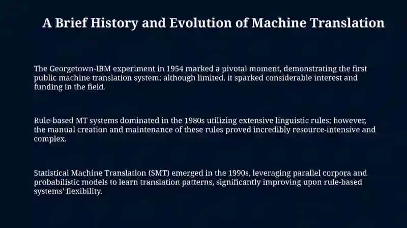 Machine Translation History and Evolution 3