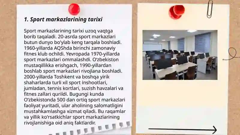 Sport markazlari va ularning markazlari 3
