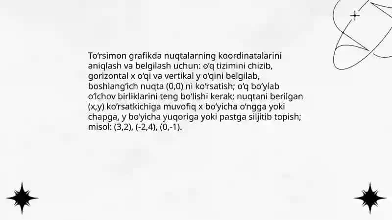 To‘rsimon grafik bo‘yicha masalalar yechish 3