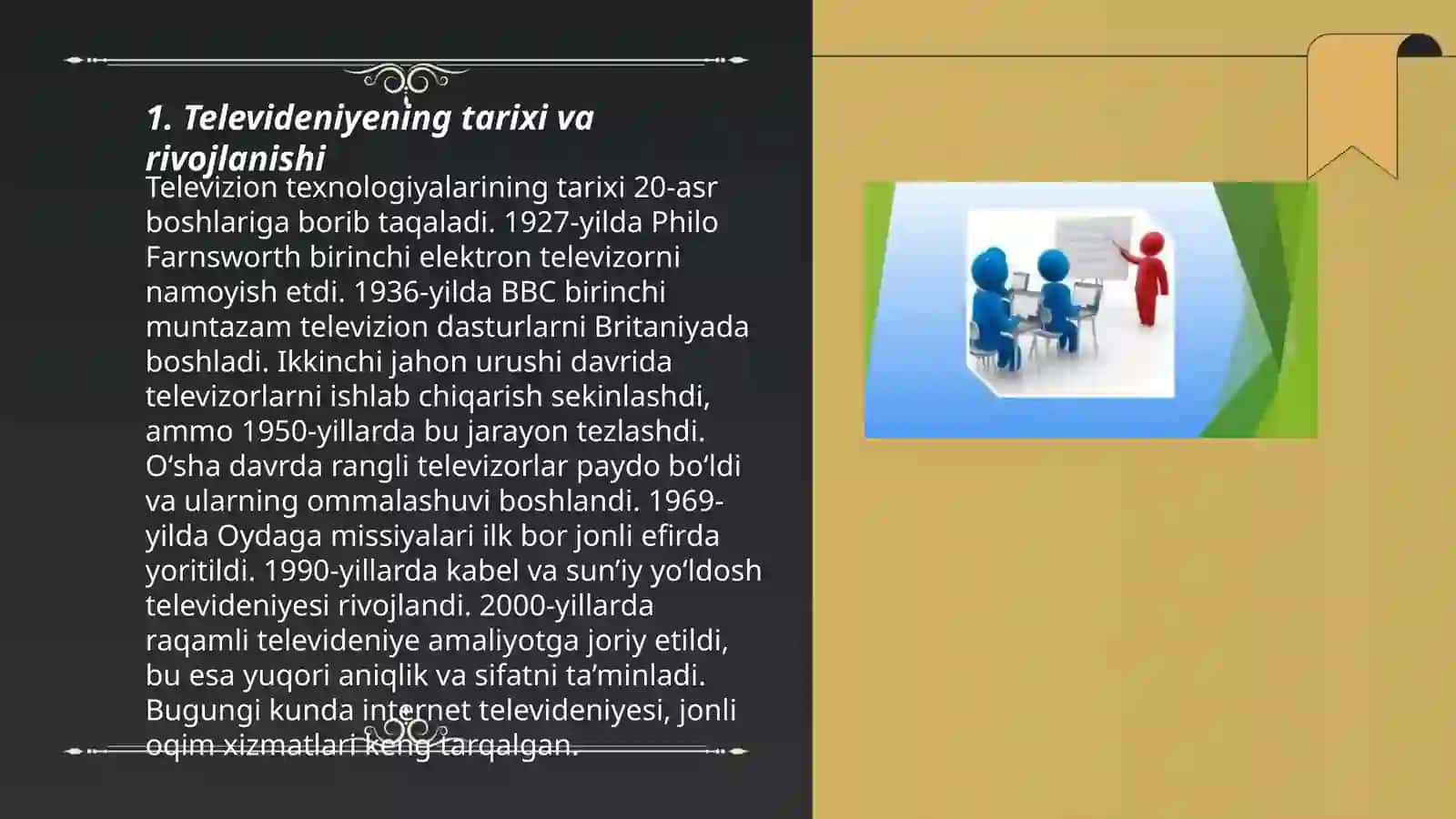 Televideniye ko'ngilochar sanoat sifatida 3