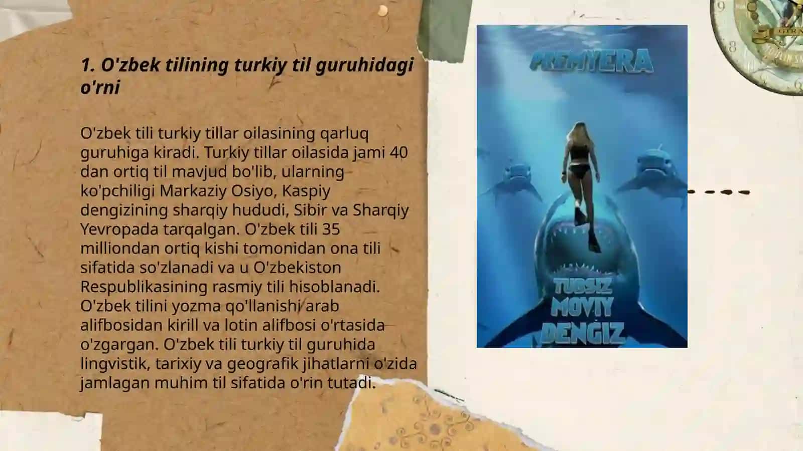 O'zbek tilining shakillanishida boshqa tizimdagi tillarning o'rni 3