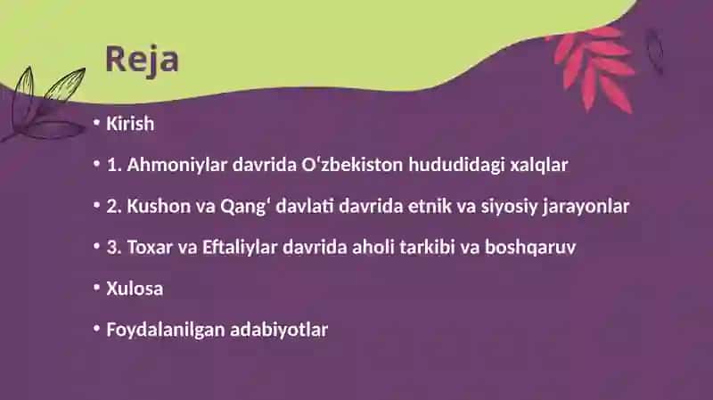 O‘zbekiston hududi davrida Ahmoniylar 3