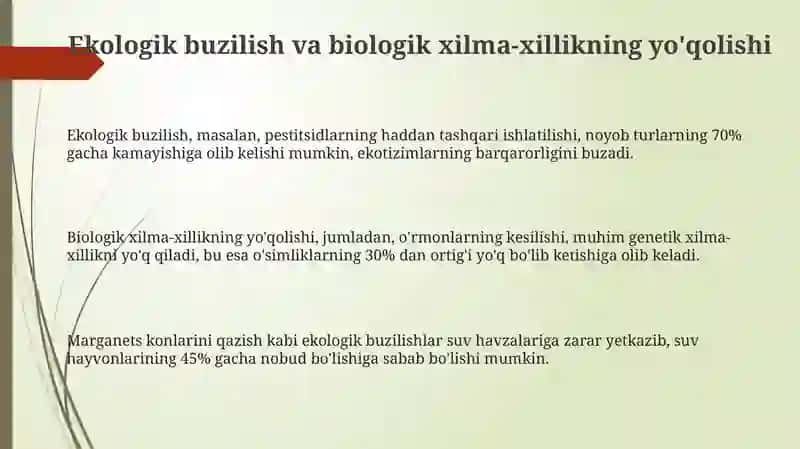 Tabiiy resurslardan ortiqcha foydalanishning oqibatlari 3